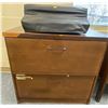 Image 1 : Retro File Cabinet & Antique IBM Speedball Typewriter Ser#5156957