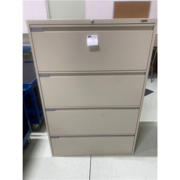 Wide 4 Drawer File Cabinet By Global 36W18D54H