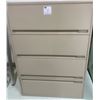 Image 1 : Wide 4 Drawer File Cabinet 36W18D51H