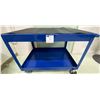 Image 1 : Industrial Heavy Part Fab Delivery Metal Cart - Blue - 41W24D29H