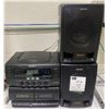 Image 1 : Sony Mega Bass Portable Stereo System With Detachable Speakers  Model# CFD-565