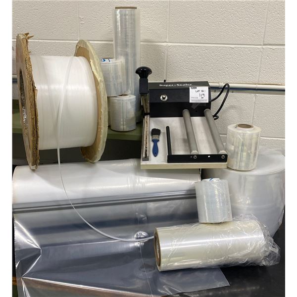 Industrial Super-Sealer Plus All Needed Supplies For Shipping And Packing Parcels