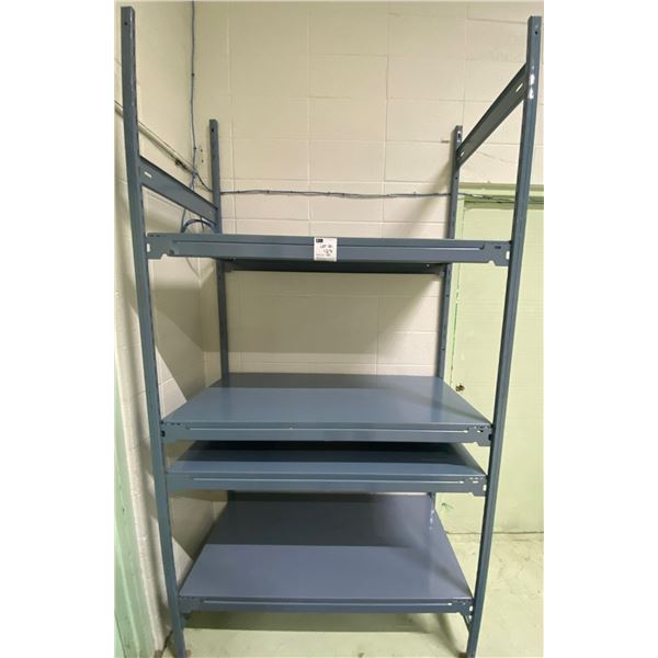 Industrial Storage Metal Shelving (One Full Section) 51" x 24" x 8"ft