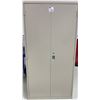 Image 1 : Steel Locking Large Two Door Storage Cabinet   36w x 20d x72h