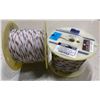 Image 2 : 1000ft White & Brown 305m Alpha-Wire Spools of Electrical Wire