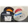 Image 1 : Partial Spools of Alpha Wire   Orange & Red