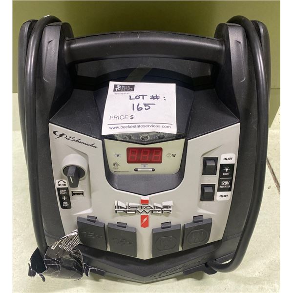 Schumacher Instant-Power Battery JumpStarter