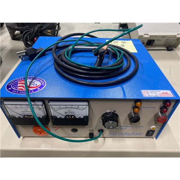 Sotcher Hi-Pot Dielectric Strength Tester & Precision Current Divider Model#568