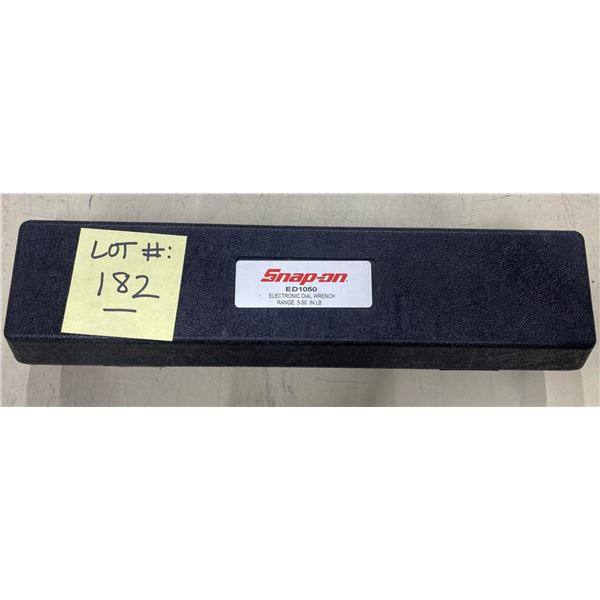 Snap-On ED 1050  Electronic Dial Wrench  Range 5-50 in LB