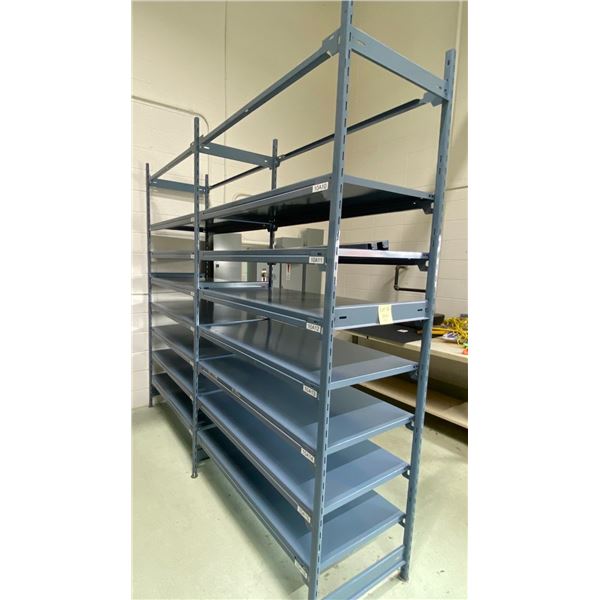 E-Z-Rect 8ft Tall Industrial Steel Storage Shelves X 2-  51" x 24" x 8"