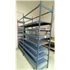 Image 1 : E-Z-Rect 8ft Tall Industrial Steel Storage Shelves X 2-  51" x 24" x 8"