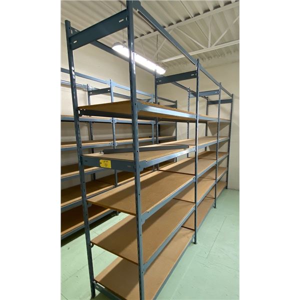 A Trio of Steel Storage Shelving  What you See Is What You get! 51" x 24" x 8"