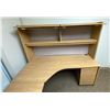 Image 3 : Horse Shoe U Shaped Office Desk w/Cupboards ( Breaks down into peices)