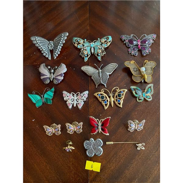 Assortment Of Exquisite Costume Brooches