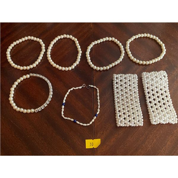 Assortment Of Stunning Faux Pearl Jewelry