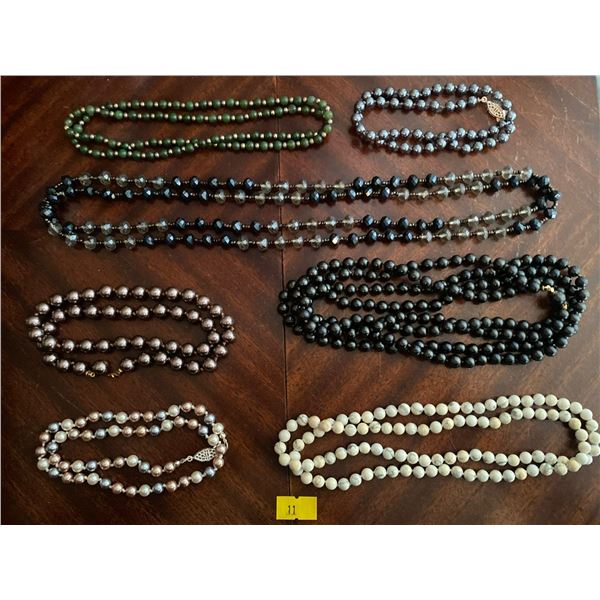 Assortment Of Stunning Bead And Faux Pearl Jewelry