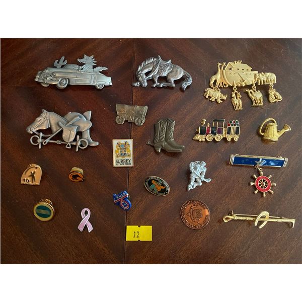 Assortment Of Exquisite Costume Brooches
