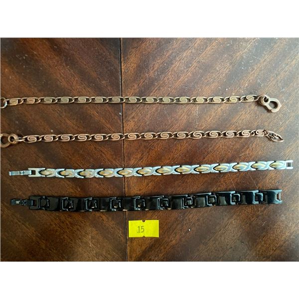 Assortment Of Medicinal Copper Bracelets