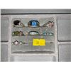 Image 1 : Assortment Of Sterling Silver Rings (Size 6-8)