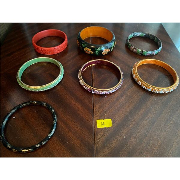 Assortment Of Hand Made Bangles