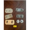 Image 2 : Assortment Of Mother Of Pearl Clip On Earrings