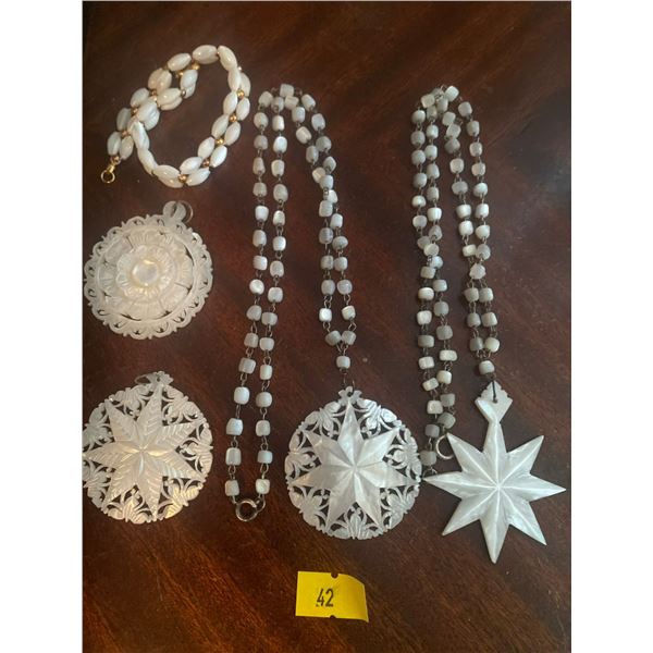 Assortment Of Exquisite Mother Of Pearl Jewelry
