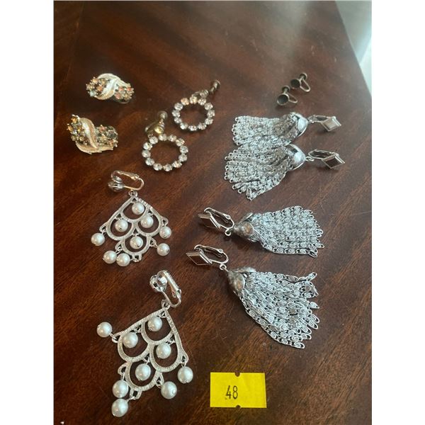 Assortment Of Exquisite Costume Earrings