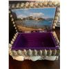 Image 3 : Set Of Mother Of Pearl Jewelry Boxes And Seashell Box