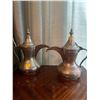 Image 1 : Set Of Antique Lebanese Tartoussi Bros Dallah Coffee Pots