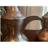 Image 3 : Set Of Antique Lebanese Tartoussi Bros Dallah Coffee Pots