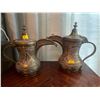 Image 1 : Set Of Antique Brass Dallah Coffee Pots