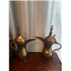 Image 1 : Set Of Antique Brass Dallah Coffee Pots