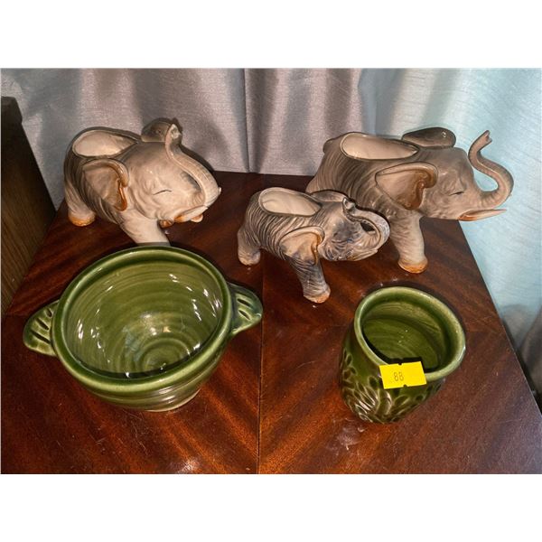 Assortment Of Pottery Decor