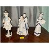 Image 1 : Three Decorative Porcelain Statues