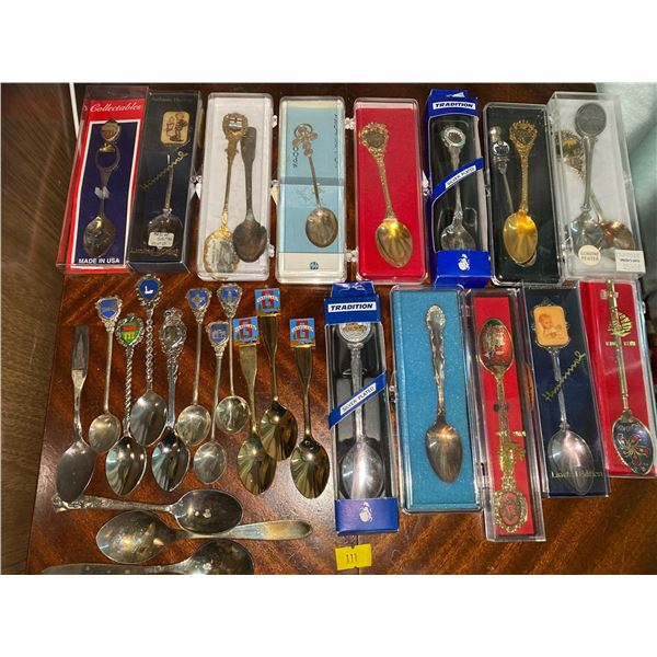 Variety of Collectible Mini Spoons