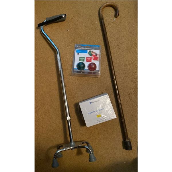 Canes, Hearing Aid Care Kit With Grabber  And Hand Therapy Balls