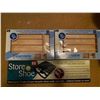 Image 1 : Expandable Wooden Drawer Organizers And As Seen On TV Store A Shoe