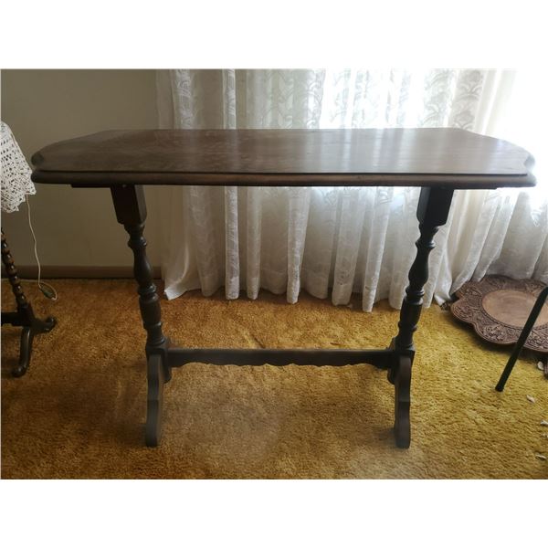 Antique Oak Side Table 42L x 15D x 30T
