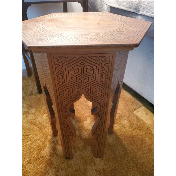 Persian Side Table 15 x 15 x 21T