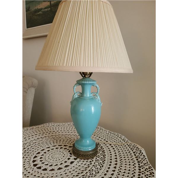 Georgian Blue Empire Style Lamp 24T