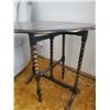 Image 1 : Antique Georgian Oak Folding Side Table 28 x 28T