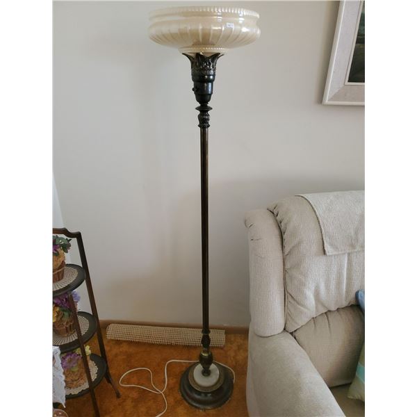 Georgian Reading Lamp - Cracked Lamp Part 63T