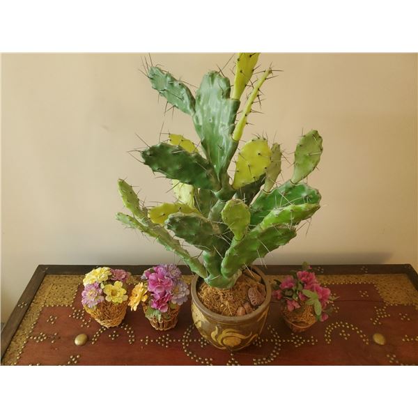 Silk Plant & Cactus Collection 34T