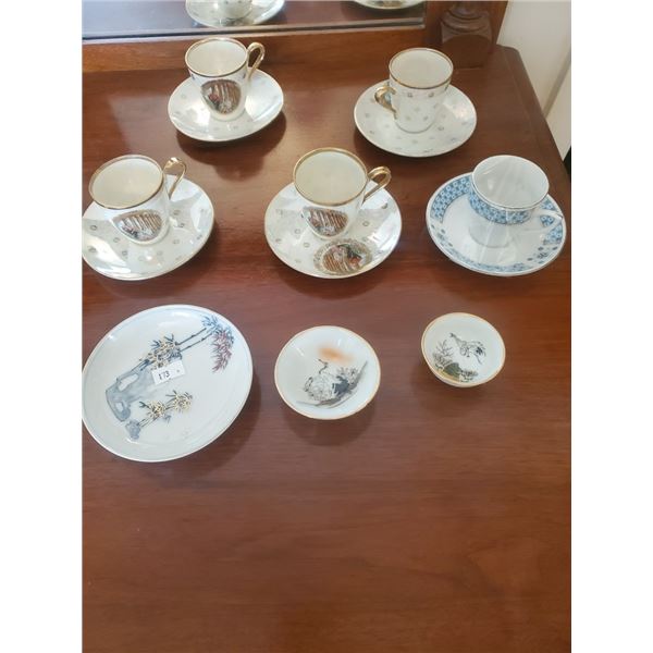 Miniature Porcelain Chocolate Cups