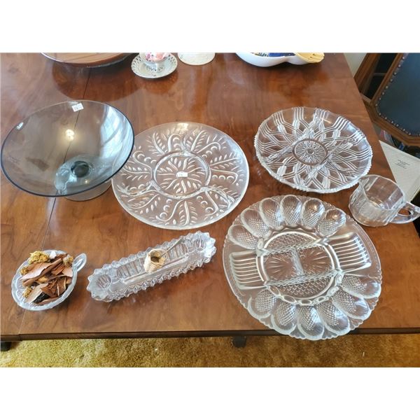 Glass Collections Party Platters