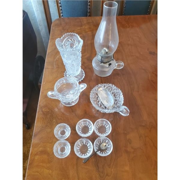 Crystal Collection Glass Lamp