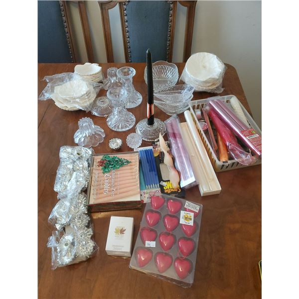 Glassware Collection Candles & Holders