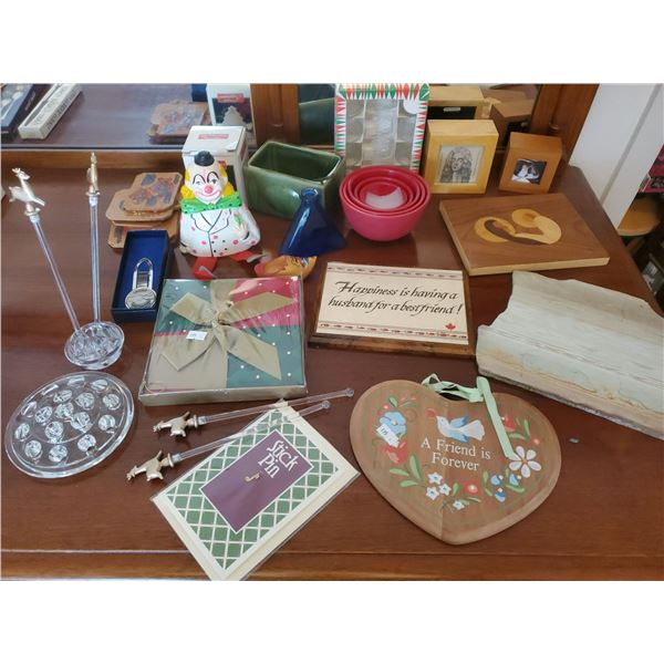 Flower Holders Wooden Spoons Party Utensils