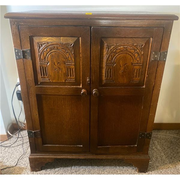 Antique Side Cupboard 25L x 15D x 31T