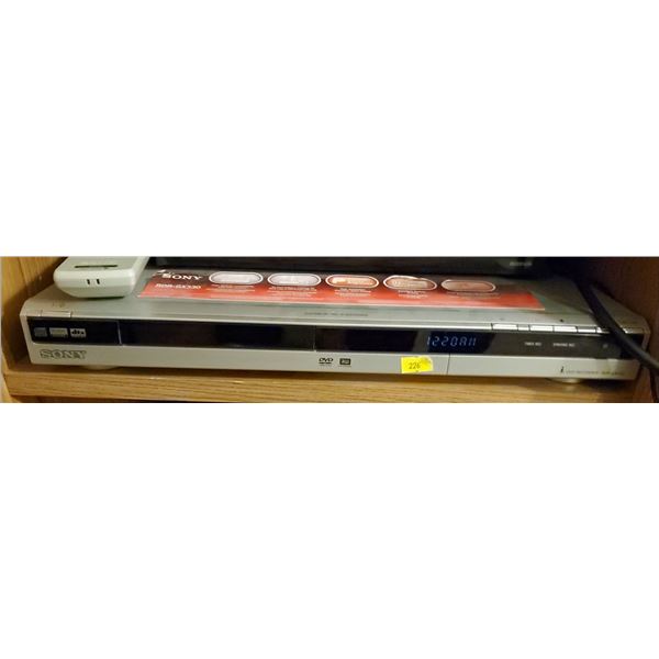Sony DVD Recorder RDR-GX330 With Remote